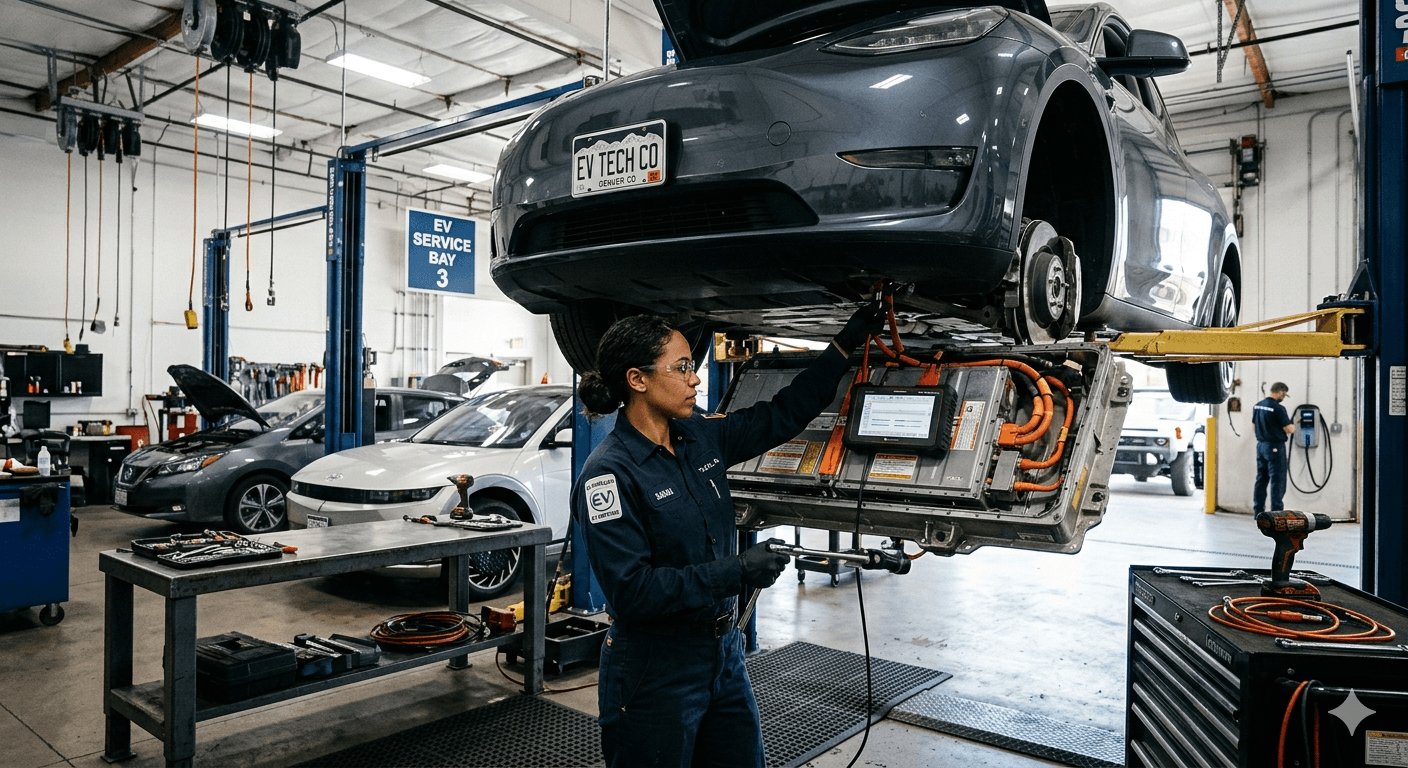 Service and Repair of Electric Vehicles